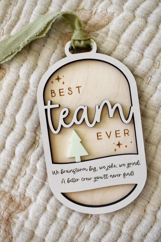 Best Team Ever Personalized Ornament