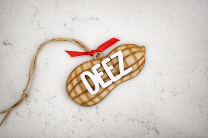 Humorous DEEZ Nuts Ornament