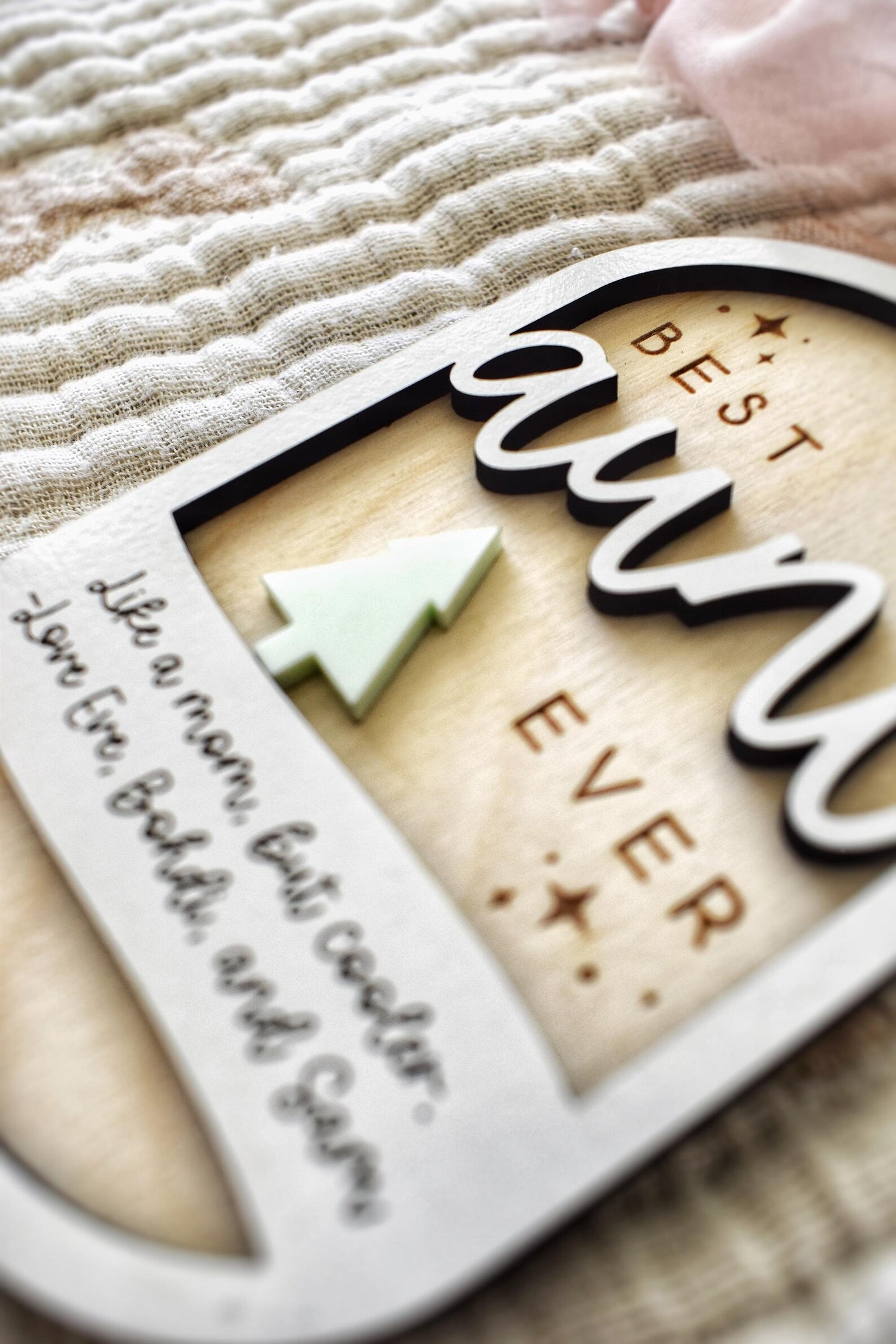 Best Aunt Ever / Best Uncle Ever Personalized Ornament