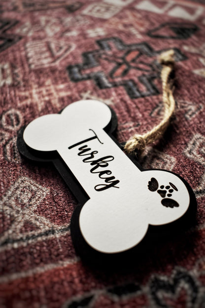 Memorial Dog Bone Ornament
