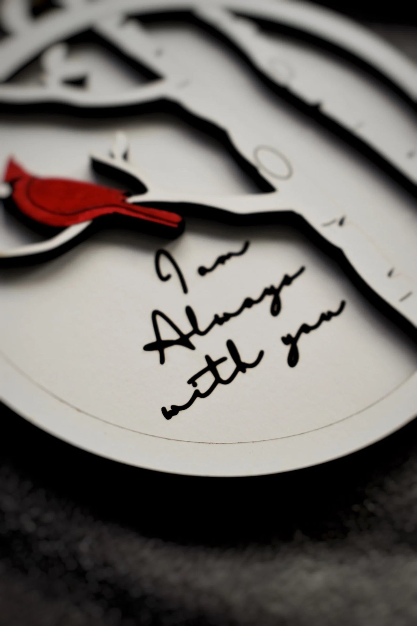 Cardinal Bereavement Ornament - I Am Always With You