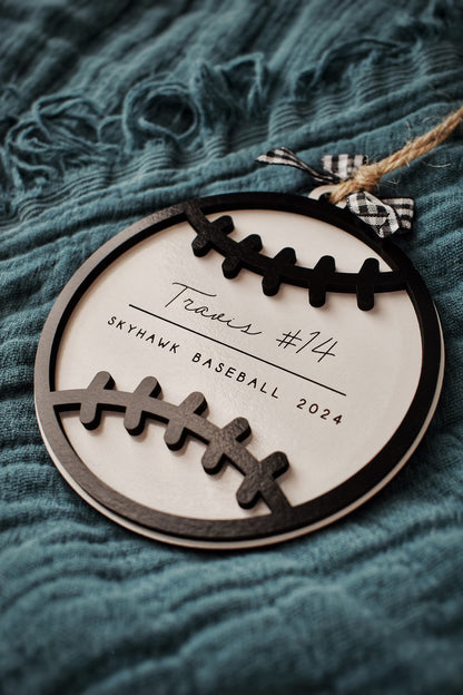 Custom Sports Ball Ornaments