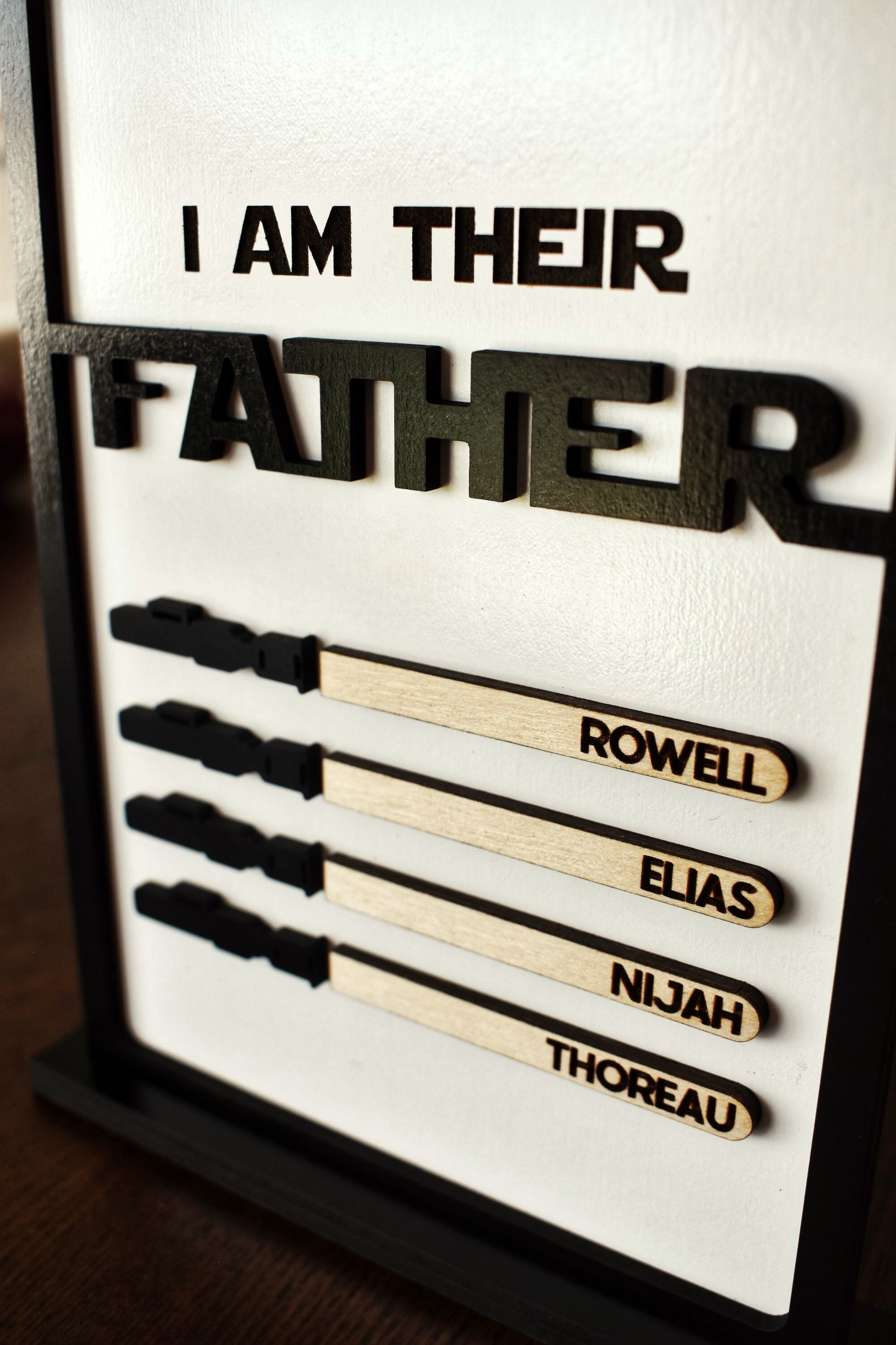 I Am Your Father | Engraved Fathers Day Sign | Fathers Day Gift | Personalized Gift for Dad | Handmade Sign for Dad | I Am Your Father Sign