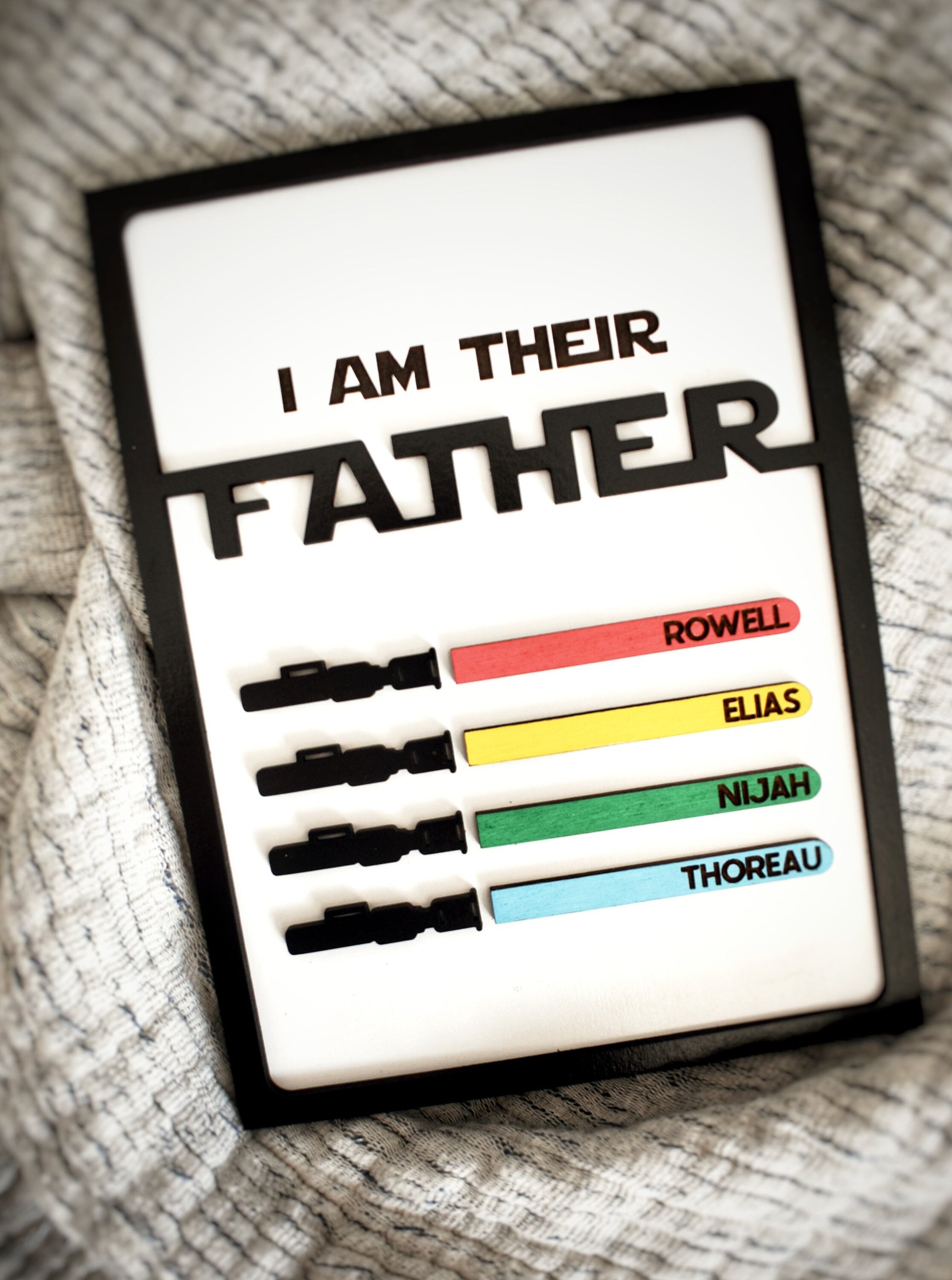 I Am Your Father | Engraved Fathers Day Sign | Fathers Day Gift | Personalized Gift for Dad | Handmade Sign for Dad | I Am Your Father Sign