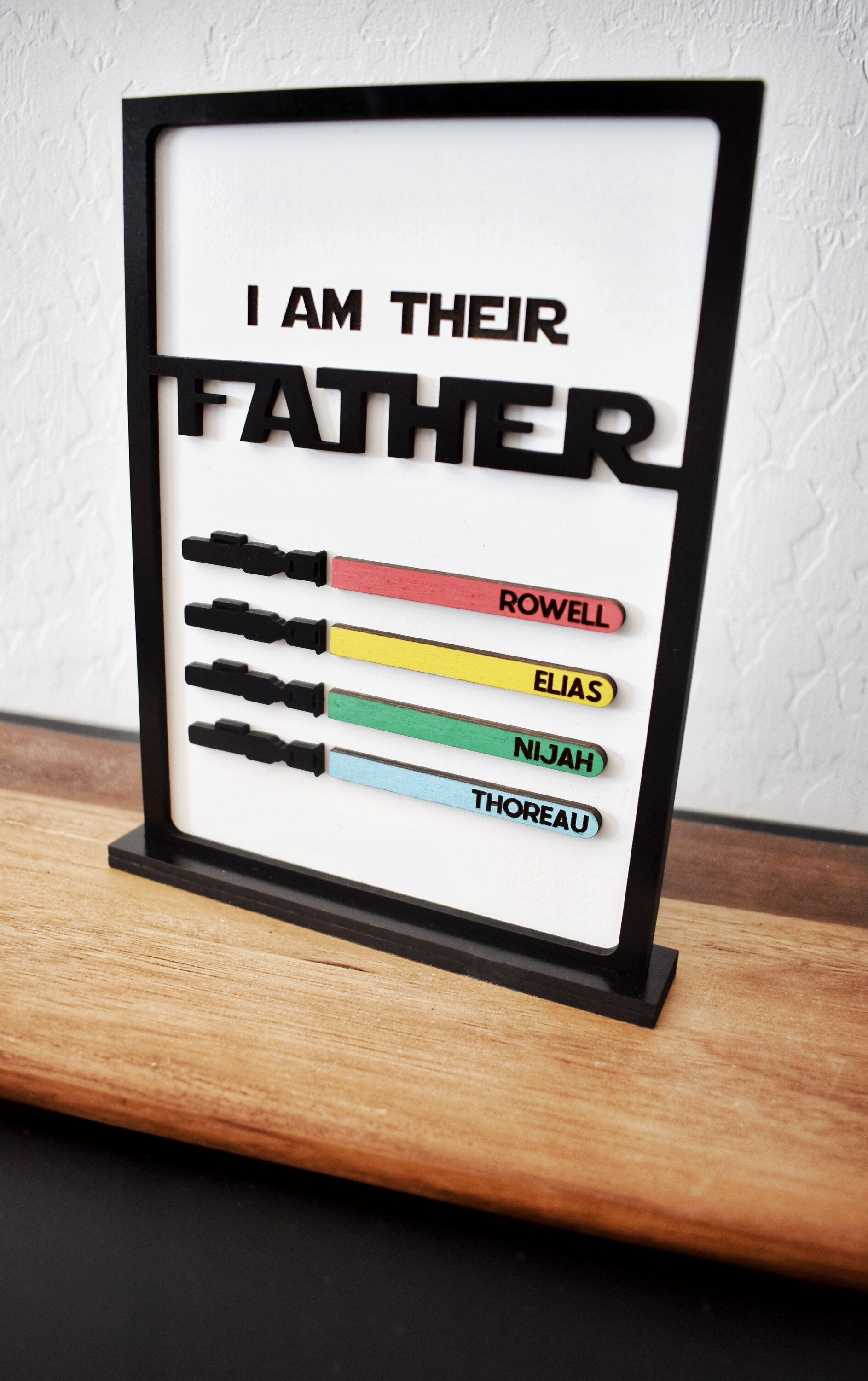 I Am Your Father | Engraved Fathers Day Sign | Fathers Day Gift | Personalized Gift for Dad | Handmade Sign for Dad | I Am Your Father Sign